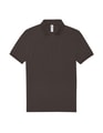Heren Polo B&C PU424 Roasted Coffee